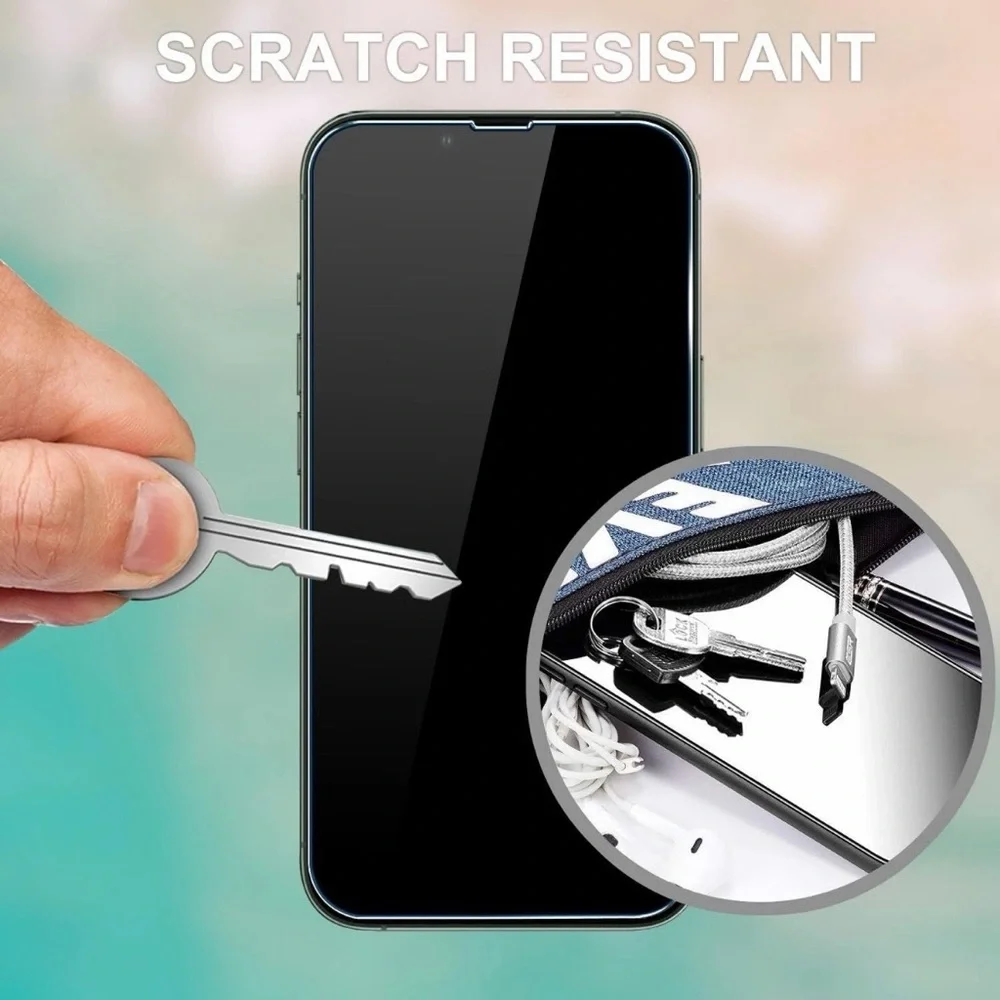 New 2 Pack Apple iPhone 17 Pro Tempered Glass Screen Protector Anti Scratch
